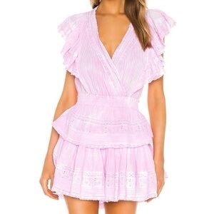 Love shack fancy Gwen dress in peony pink